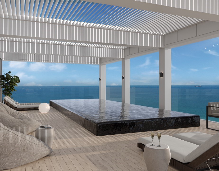 Penthouse en bord de mer